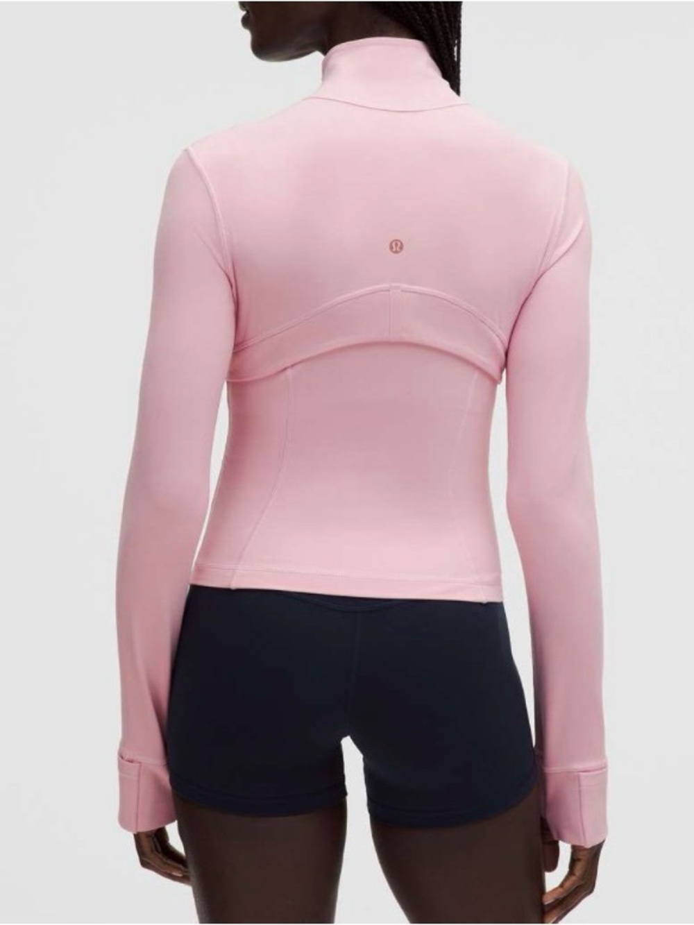 Lululemon Define Cropped Jacket Nulu ~ 4 ~ Pink with Rose Gold - Picture 16 of 16